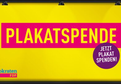 Plakat spenden und den Wahlkampf aktiv unterstützen